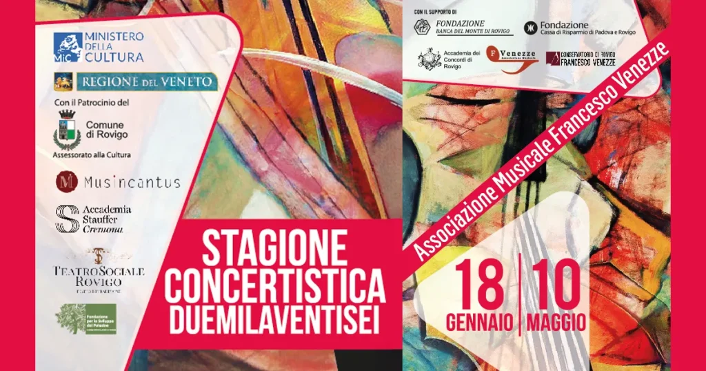 Stagione Concertistica 2026 Venezze Rovigo